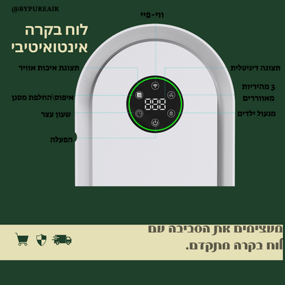 P300 מטהר אוויר מדגם